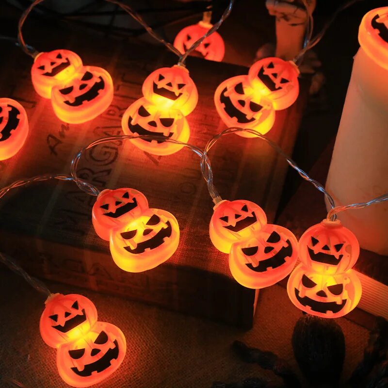 Halloween Led String Lights Orange - Luci a Stringa LED 10/20 per