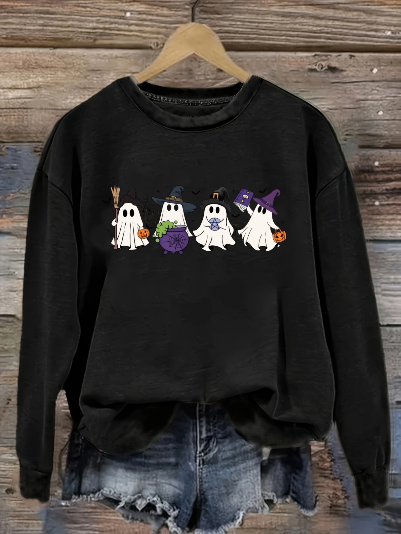 Halloween Costume Adult - Maglietta Casual da Donna a Maniche