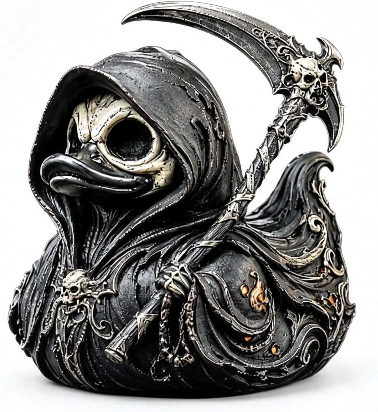 Halloween Skeleton Decoration - Anatra Gotica da Collezione Grim Reaper,