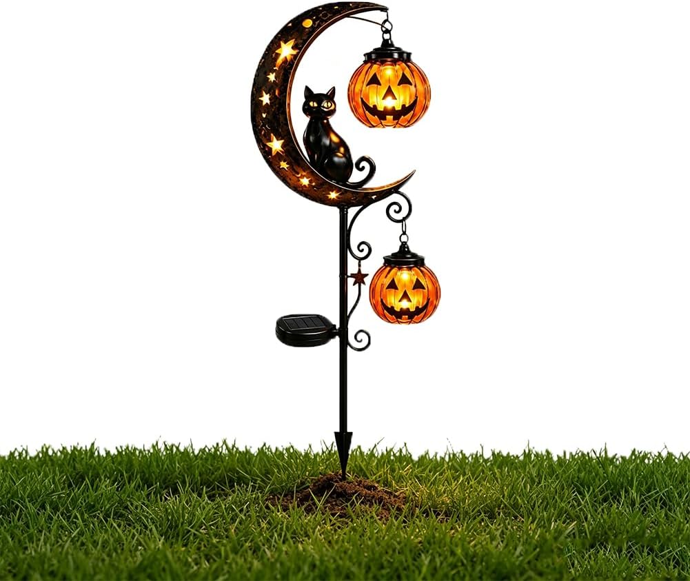 Pumpkin Lantern Halloween - Luce Solare da Giardino a Forma