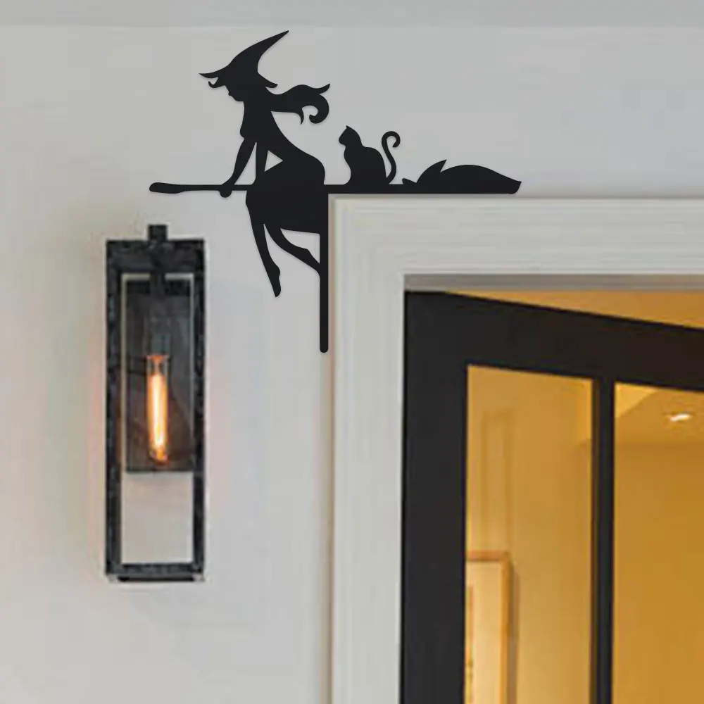 Spider Web Halloween Decoration - Set di decorazioni per telaio porta