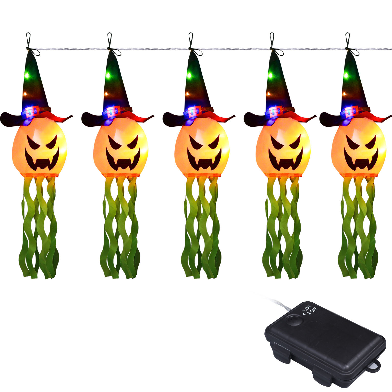 Luci decorative per Halloween, - Halloween Led String Lights Orange recensione e prezzo
