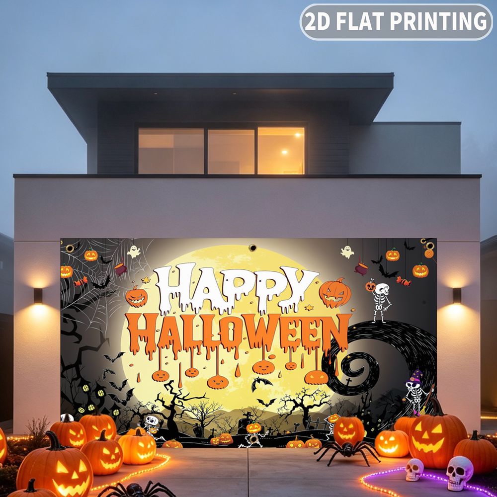 1 pezzo di striscione piatto 2 - Halloween Skeleton Decoration recensione e prezzo
