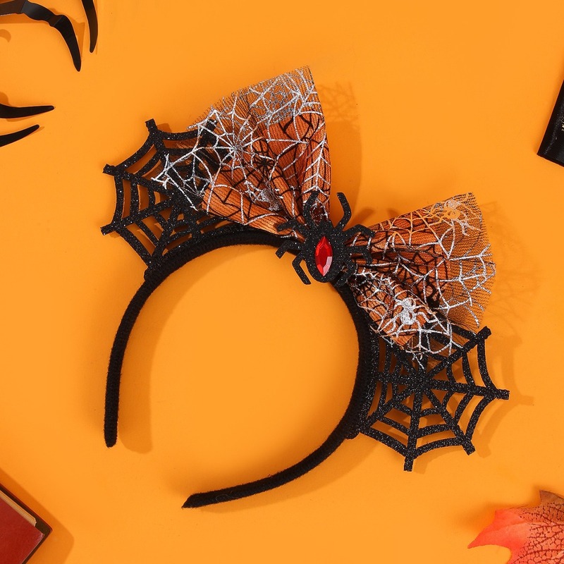 Fascia per Capelli con Fiocco  - Spider Web Halloween Decoration recensione e prezzo