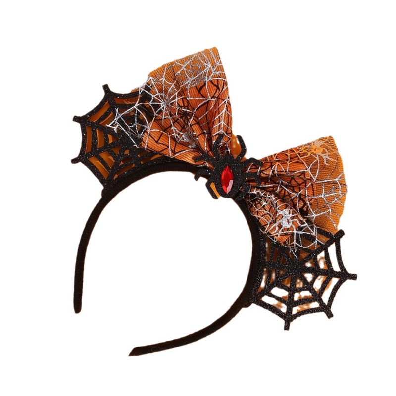 Fascia per Capelli con Fiocco  - Spider Web Halloween Decoration recensione e prezzo