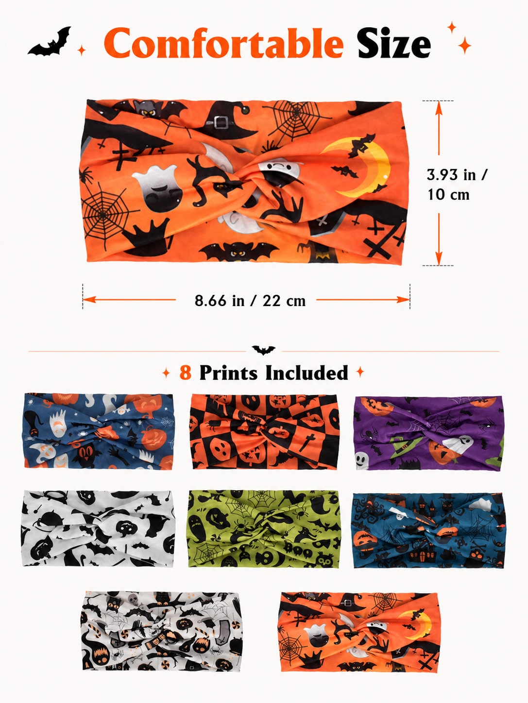 8/4/1 Pezzi: fasce per capelli - Spider Web Halloween Decoration recensione e prezzo