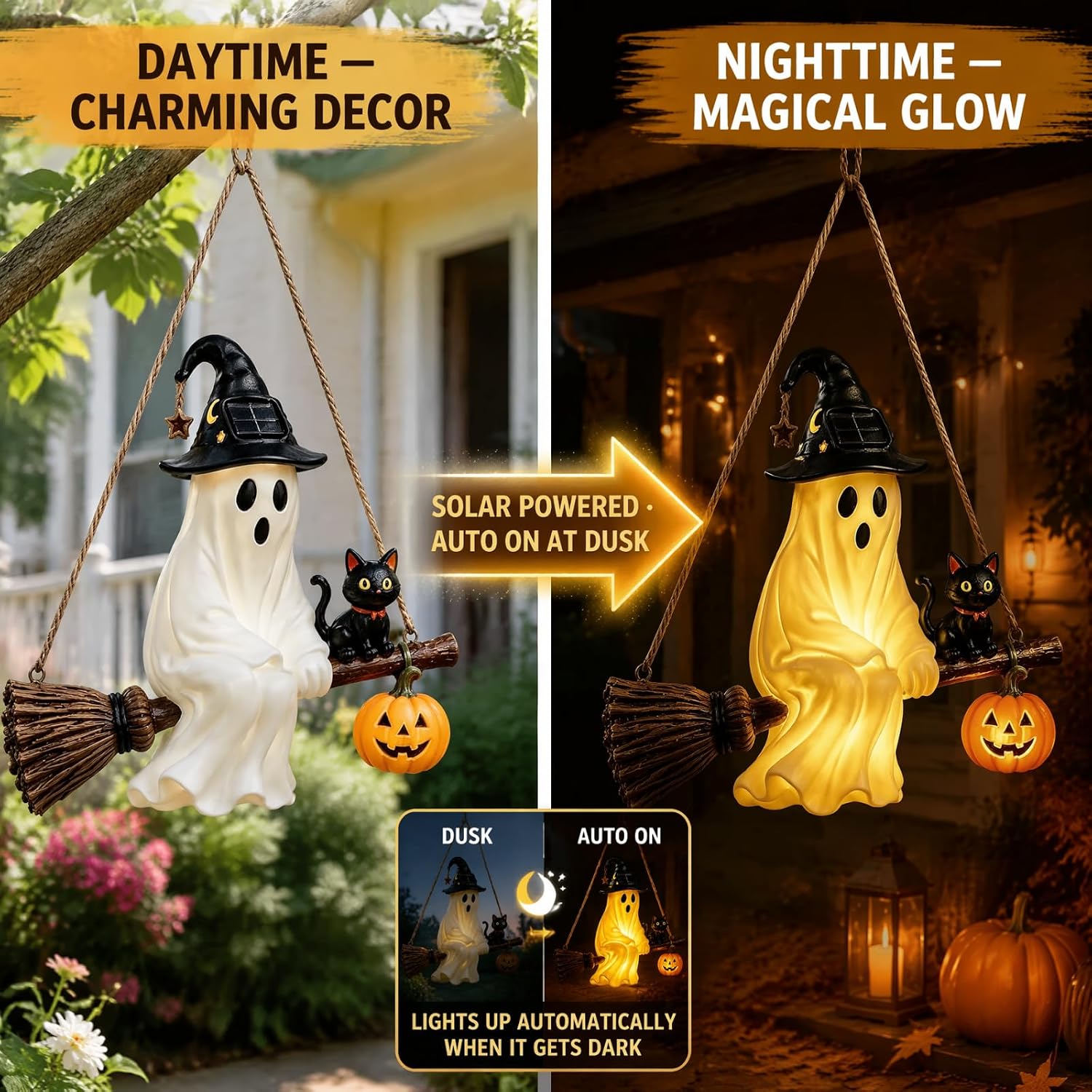 Lampadario a forma di fantasma - Pumpkin Lantern Halloween recensione e prezzo