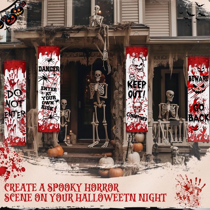 VIKAMA Copertura per Porta d'I - Halloween Skeleton Decoration recensione e prezzo