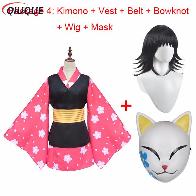Makomo Costume Cosplay Kimono  - Halloween Costume Kids recensione e prezzo