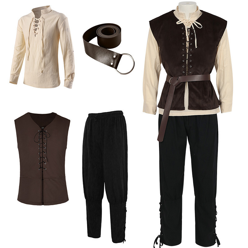 Set di 4 Pezzi Costume da Uomo - Halloween Costume Adult recensione e prezzo