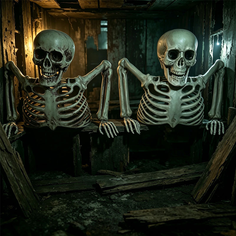 Ornamento a forma di teschio e - Halloween Skeleton Decoration recensione e prezzo