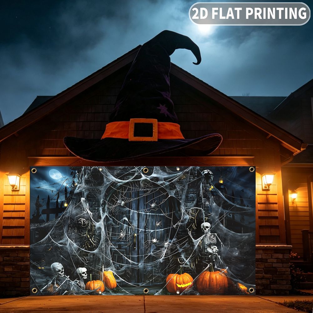 1 pezzo di striscione piatto 2 - Halloween Skeleton Decoration recensione e prezzo