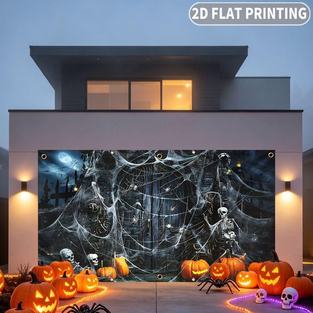 1 pezzo di striscione piatto 2 - Halloween Skeleton Decoration recensione e prezzo